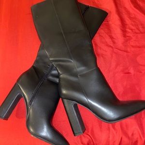 Black boot heels
